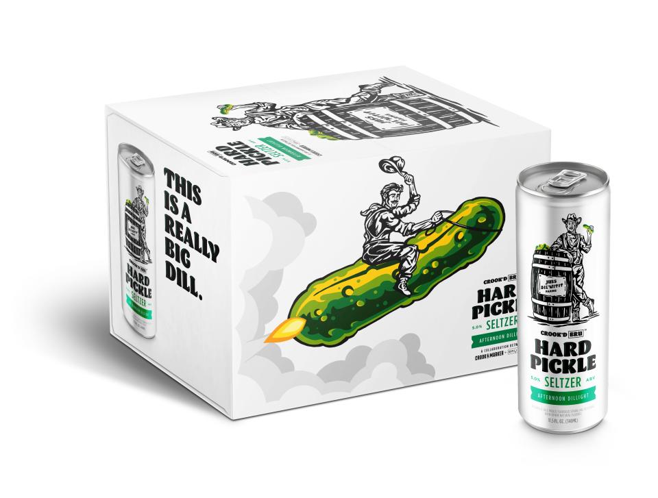 BrüMate and Crook & Marker release a hard pickle seltzer called "Afternoon Dillight"