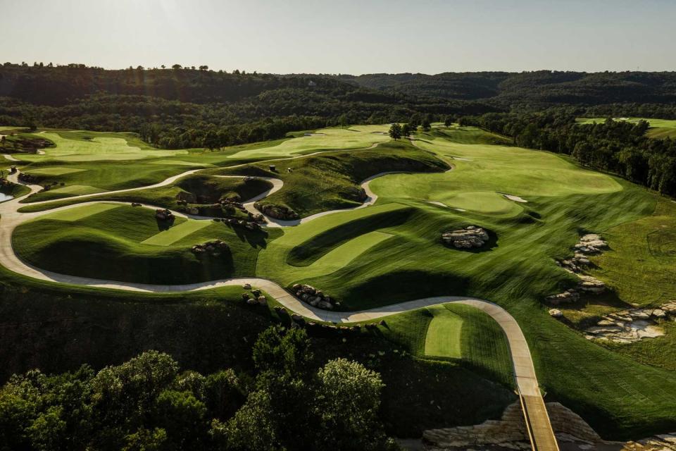 Big Cedar Lodge gold course in Branson, MO