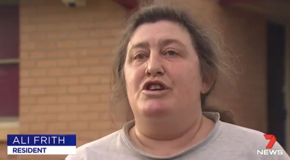 Ali Freeth said she was terrified and it was hard to sleep. Source: 7 News