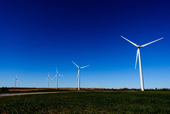 Minco II wind farm in Oklahoma.