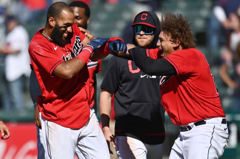 MLB: Chicago Cubs at Cleveland Indians