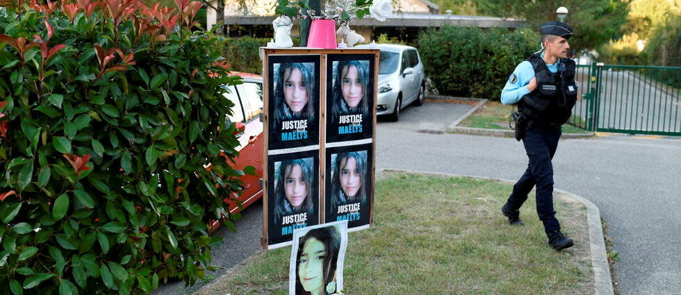 Portraits de Maëlys de Araujo à Pont-de-Beauvoisin, près du lieu de sa disparition. (Photo d'illustration)
