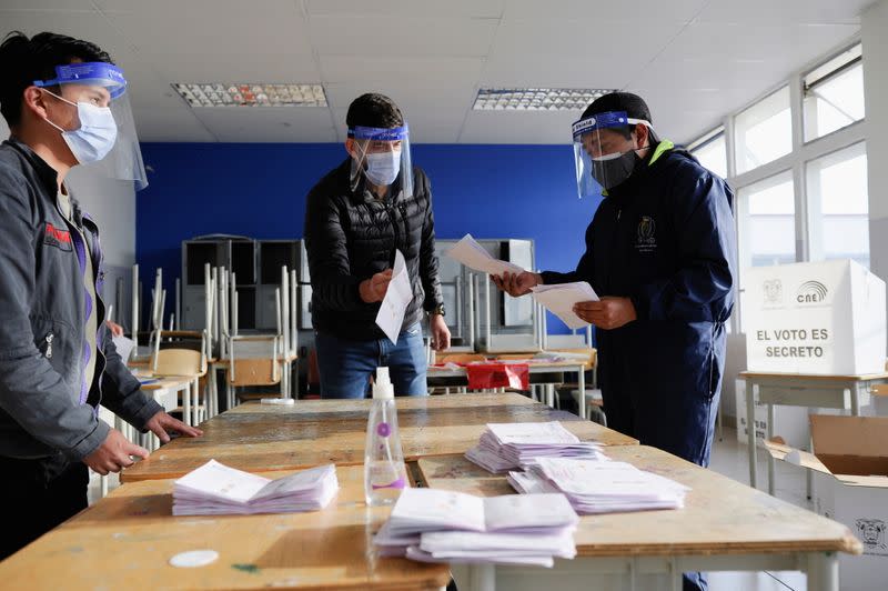 The second round of presidential election in Ecuador