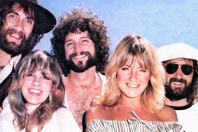 GAB Archive/Redferns Stevie Nicks (second from left) remembers the moment Mick Fleetwood (far right) and Lindsey Buckingham (center) told her that "Silver Springs" would not be on Fleetwood Mac's 'Rumours.'