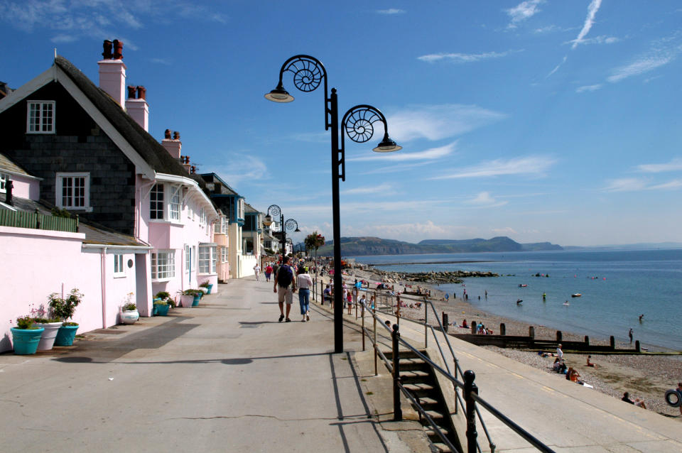 Stroll along the Lyme Regis Promenade. [Photo: Visit Dorset]