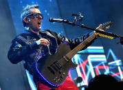 <p>Matt Bellamy of Muse performs on Downtown Stage during day 2 of the 2017 Life Is Beautiful Festival on September 23, 2017 in Las Vegas, Nevada.<br>(Photo by Jeff Kravitz/FilmMagic ) </p>