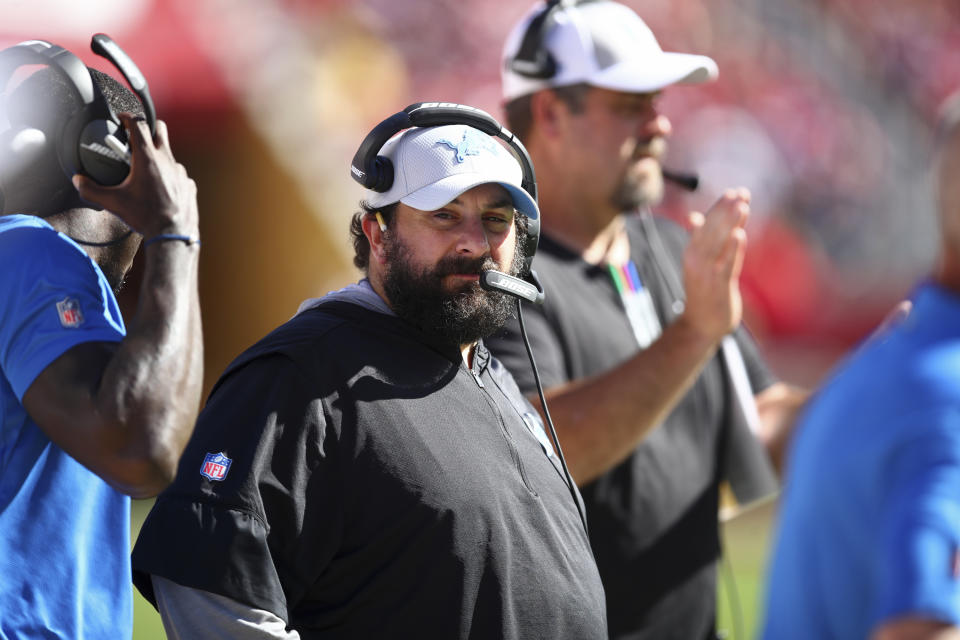 Detroit Lions head coach Matt Patricia wanted everyone to know why his team practiced in the snow this week. (AP)