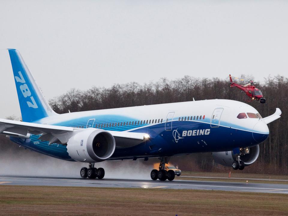 Boeing 787 Dreamliner first flight