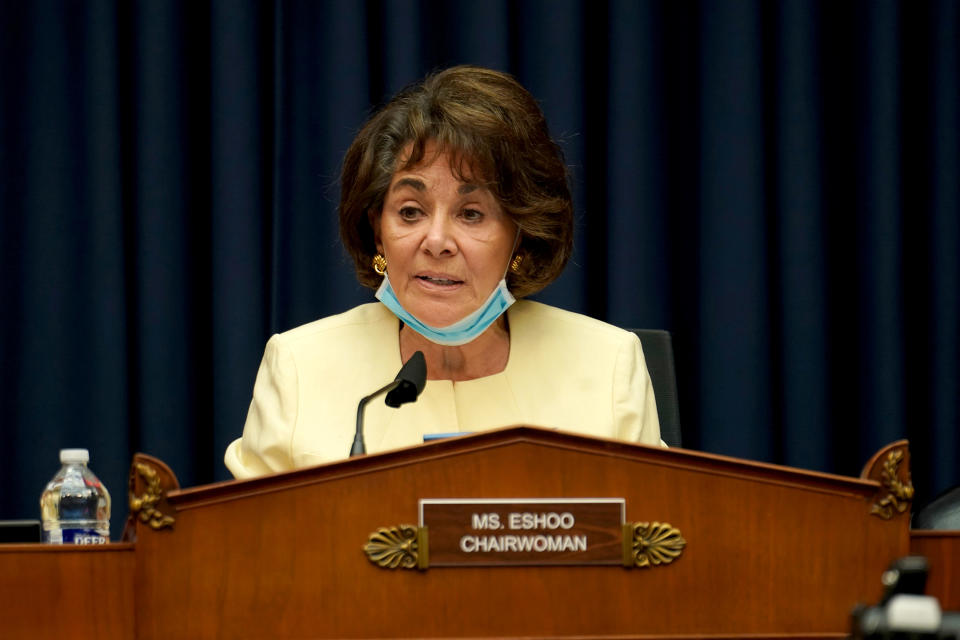 Rep. Anna Eshoo gives an opening statement