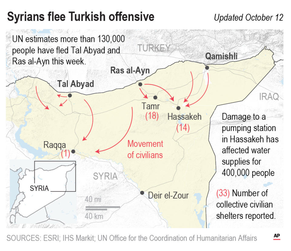 With airstrikes and artillery, Turkey has launched an offensive aimed at crushing Kurdish fighters in northern Syria.;