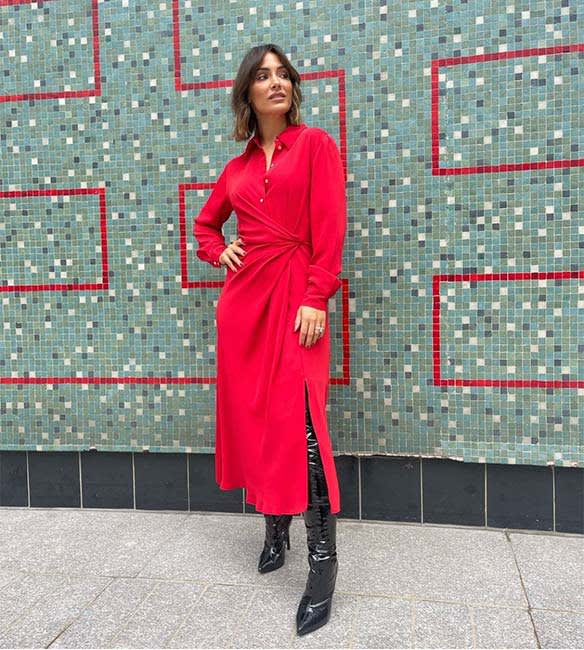 frankie-bridge-red-mango-dress-insta