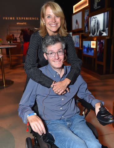 <p>Jordan Strauss/January Images</p> Katie Couric and Brian Wallach in Los Angeles in 2024