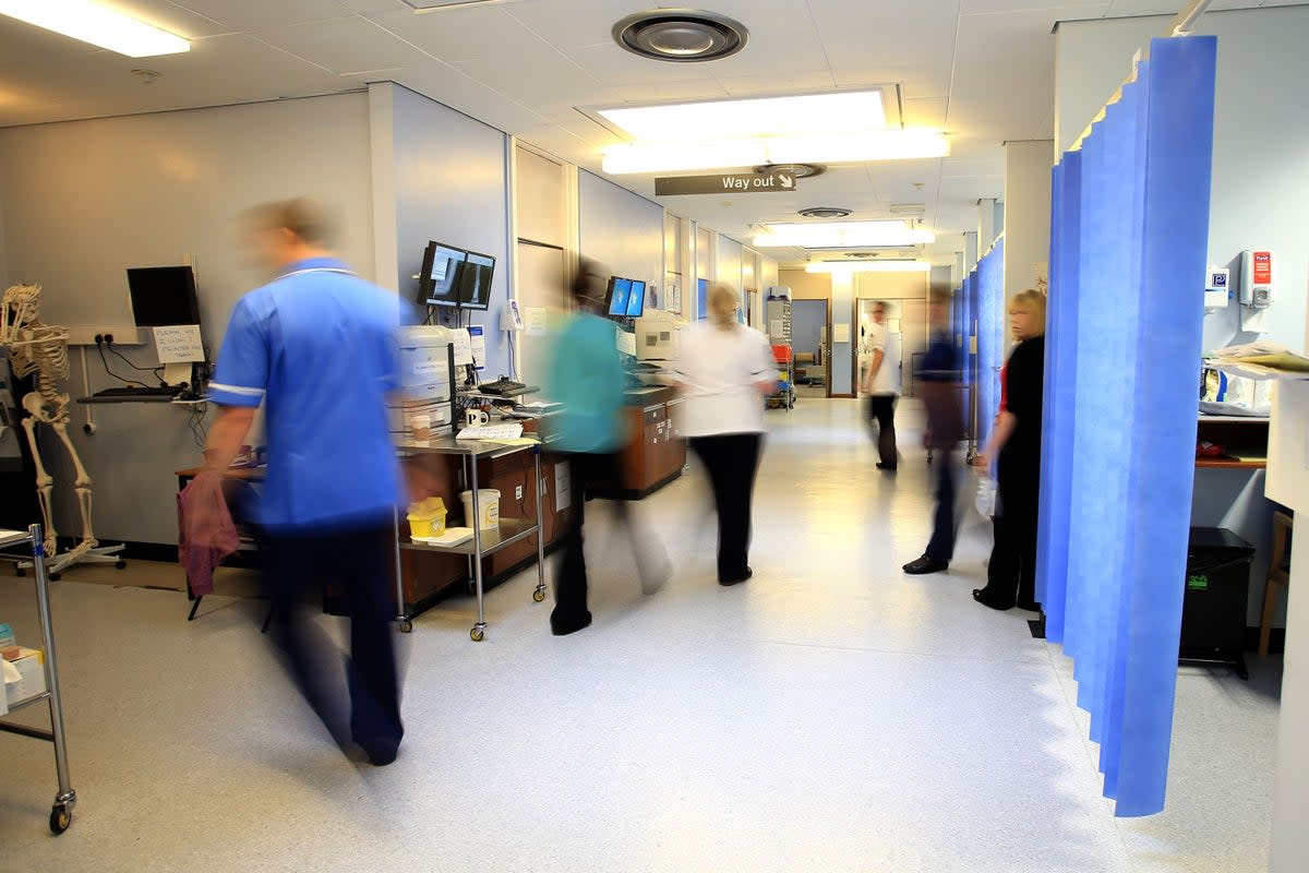 Long waits for hospital treatment are continuing to rise, though the size of the total waiting list has fallen (PA Wire)