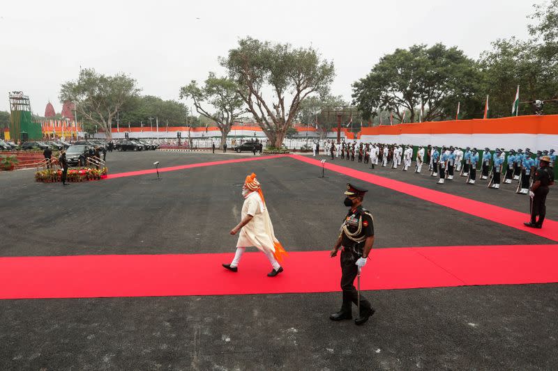 India's Independence Day celebrations at the historic Red Fort in Delhi