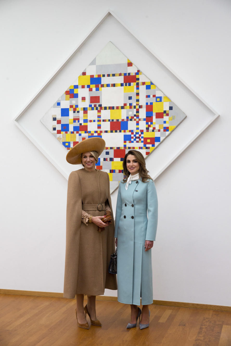 Reina Máxima y reina Rania