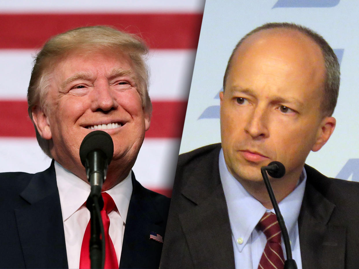 Donald Trump and Yuval Levin. 