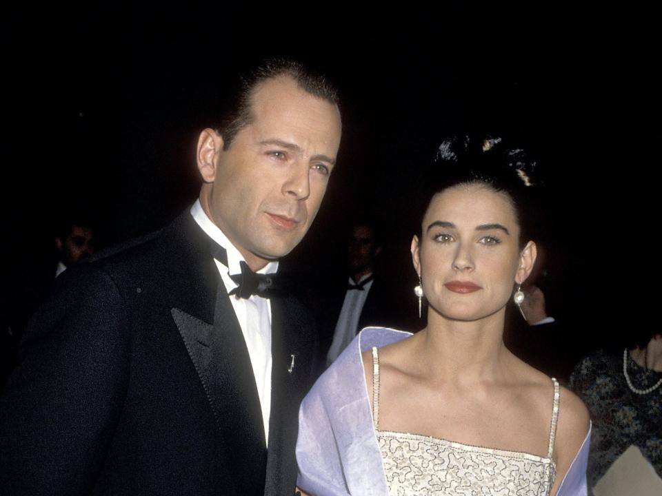 Bruce Willis and Demi Moore