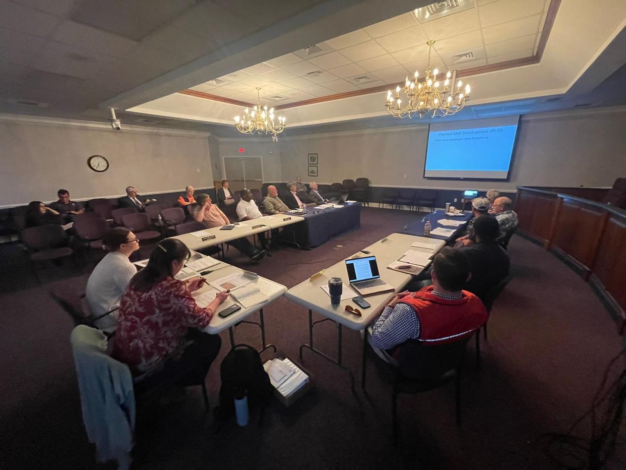 The Waynesboro City Council and Planning Commission held a work session on the Smith Farm property on Tuesday, April 23.