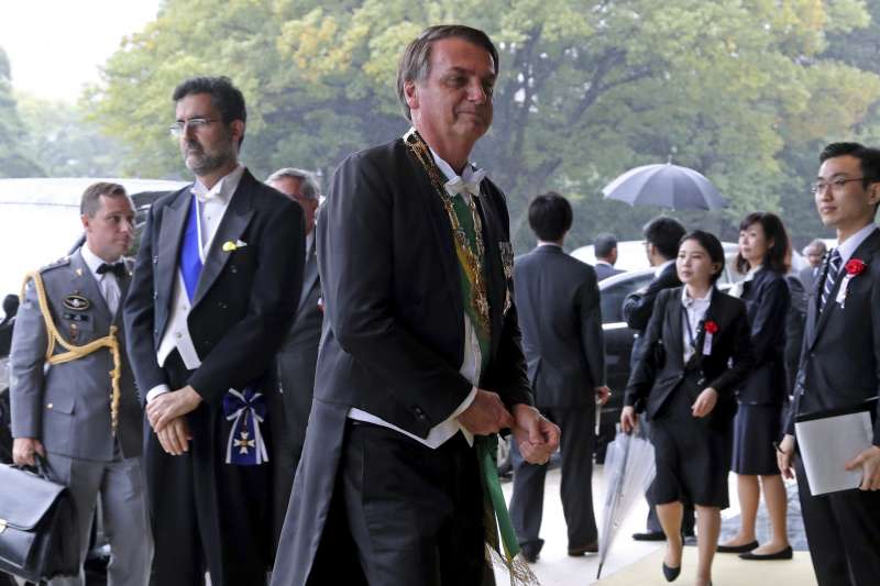 日本德仁天皇即位儀式：巴西總統博索納羅出席觀禮（AP）