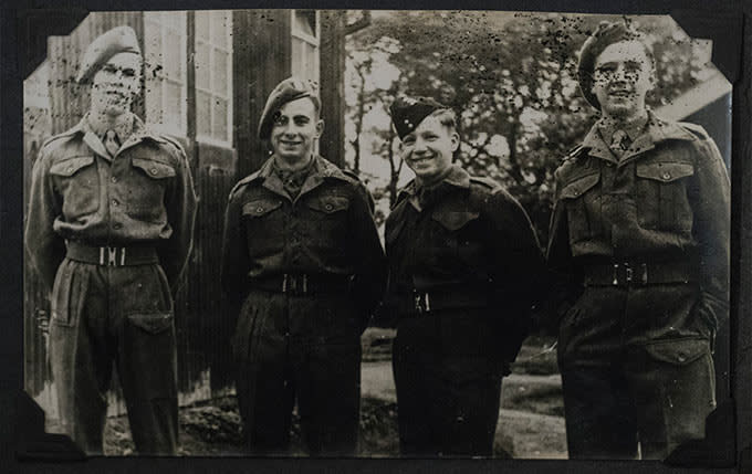 Harry Hawksworth and friends on deployment in Korea