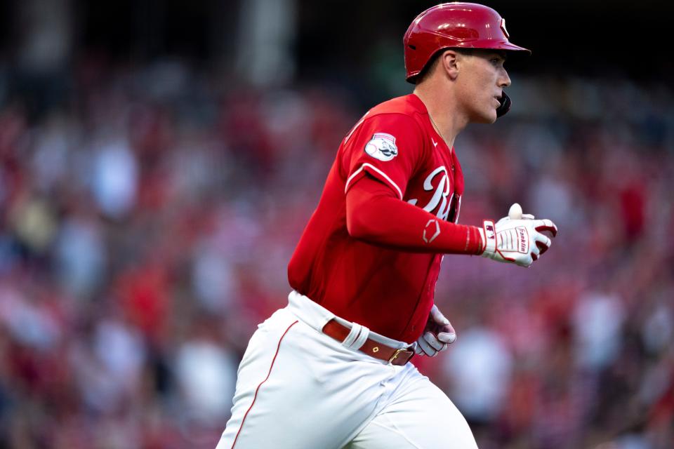 Catcher Tyler Stephenson knows the Reds are in a difficult spot, and worrying about other teams won't help. “At the end of the day we have to control the things we can control as a team, regardless of wherever we’re at,” he said Saturday night.
