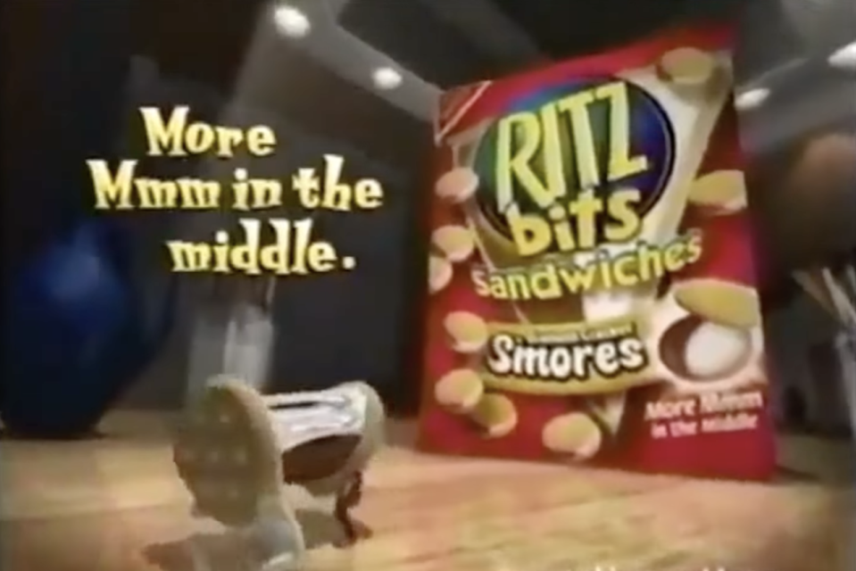 An ad for Ritz Bits S'mores