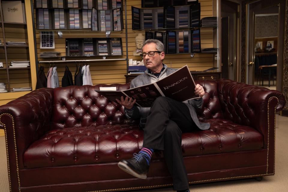 John Buhrman, pictured inside the former Lyons and Co., 83 S. Main St., Chambersburg.