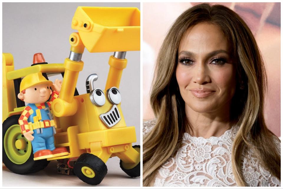 Bob the Builder (left) and Jennifer Lopez (Getty)