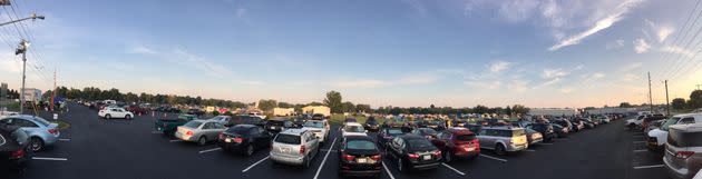 The sprawling 20-acre DeBow Recreational Complex filled up with eclipse enthusiasts.