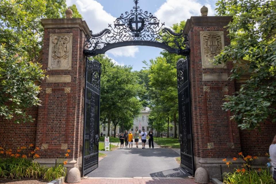 Ein Blick in den Eingangsbereich von Harvard. - Copyright: Scott Eisen/Getty Images