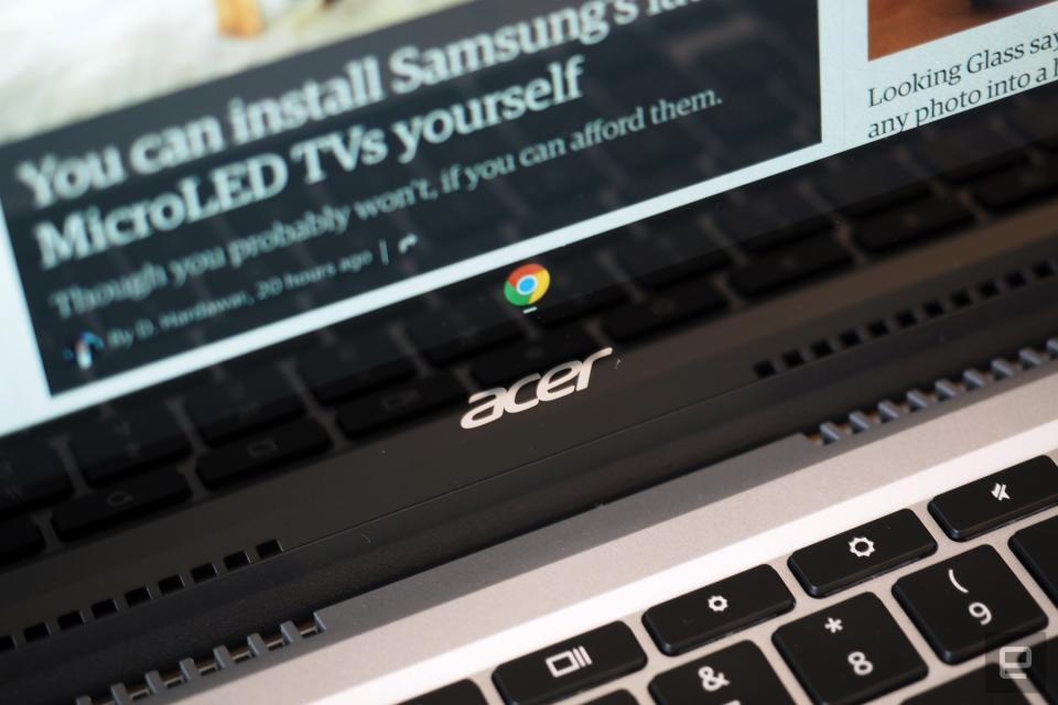 Hands-on images of Acer's Chromebook Spin 514