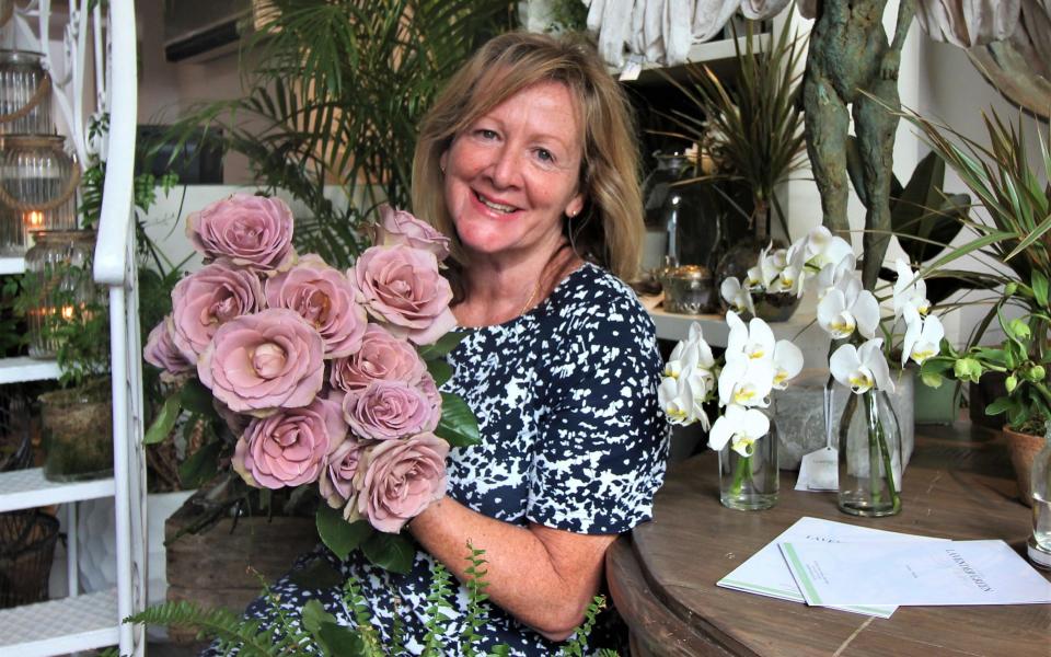 Sue Barnes of Lavender Green Flowers tries to inject the personality of the bride into their bouquet - Lavender Green Flowers/Lavender Green Flowers