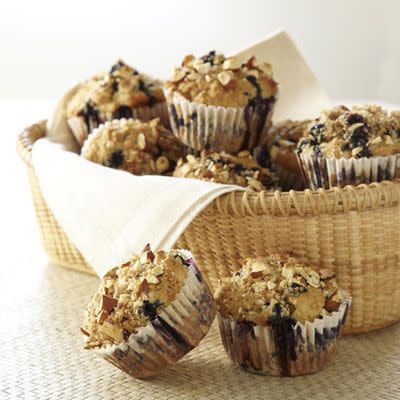 Whole-Grain Blueberry Muffins