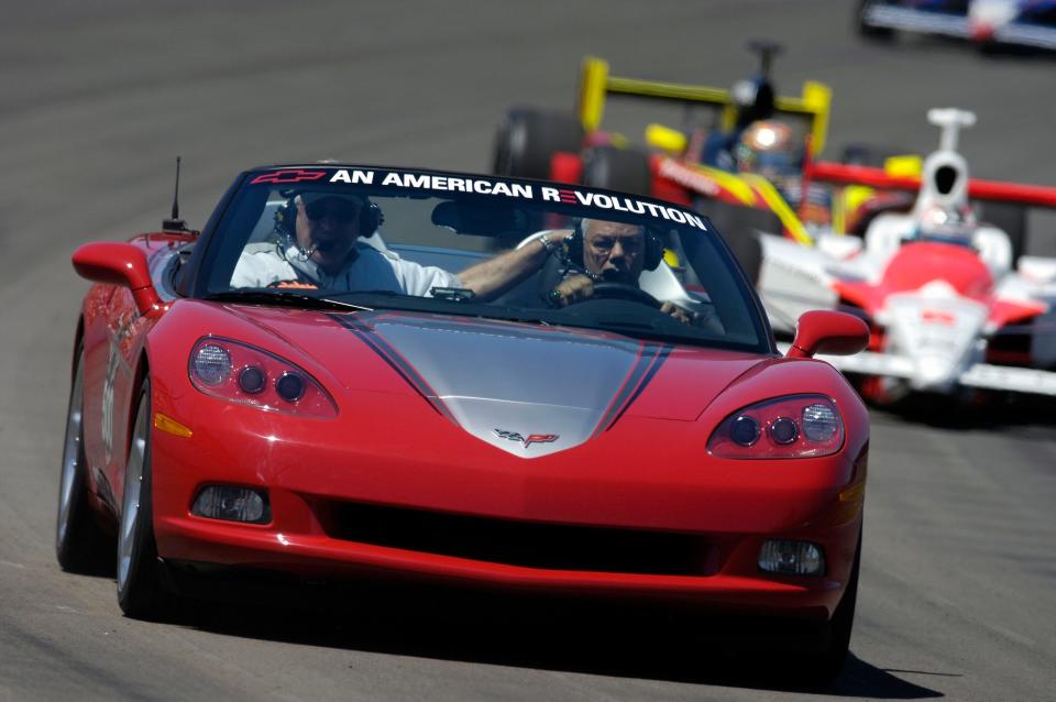 For the 89th Indianapolis 500 in 2005, Gen. Colin Powell was behind the wheel of the Chevrolet Corvette Pace Car.