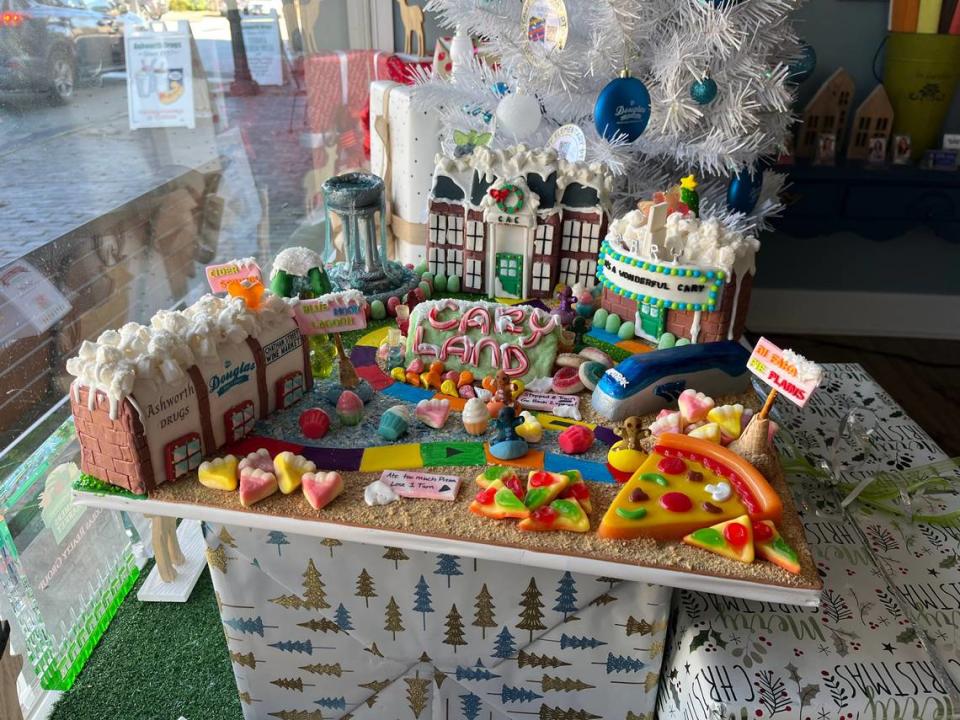 Cary Land by The Douglas Realty Group for the town of Cary’s 2023 Gingerbread House Competition.