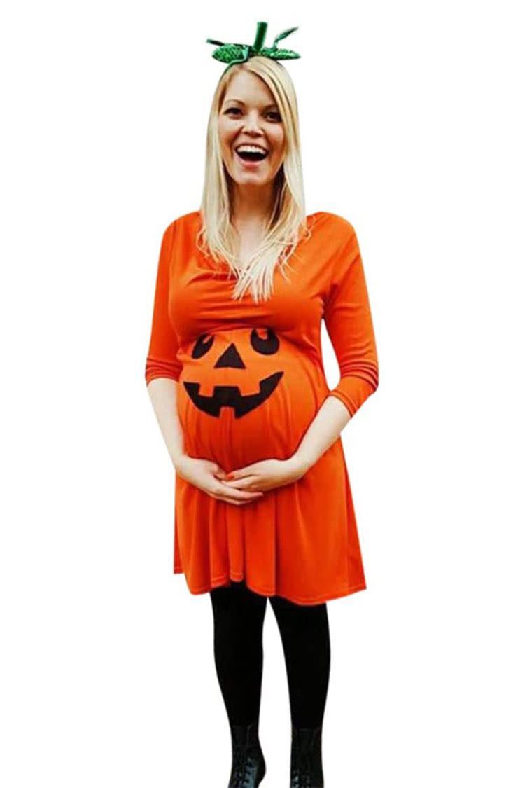 Jack-O'-Lantern Halloween Costume