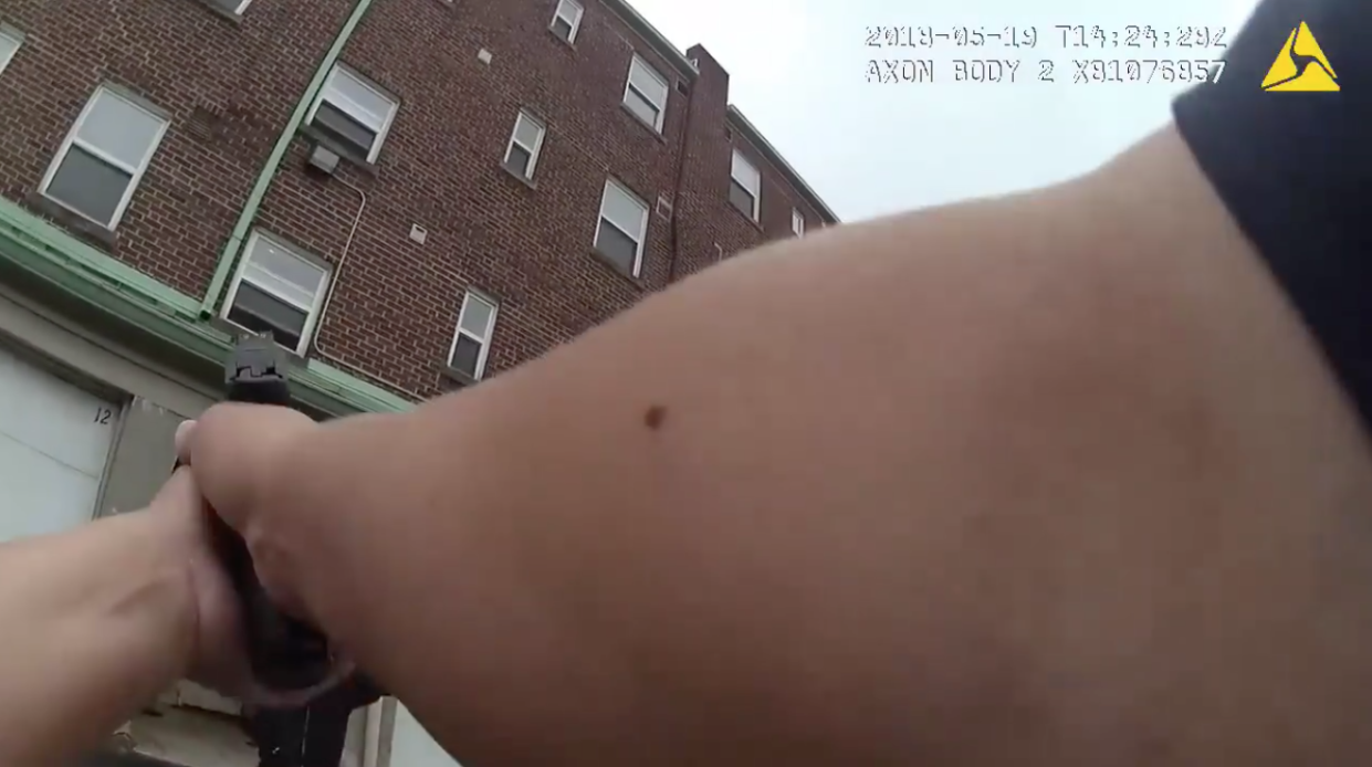 Cincinnati Police Officer Shyane Schneider was captured being extremely polite to a burglary suspect on her body cam footage. (Photo: Facebook)