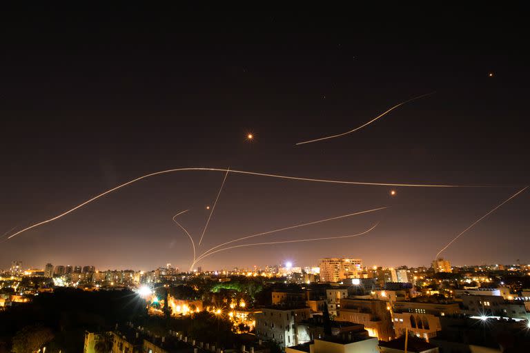 El Iron Dome en acción durante la última escalada de Israel con Hamas