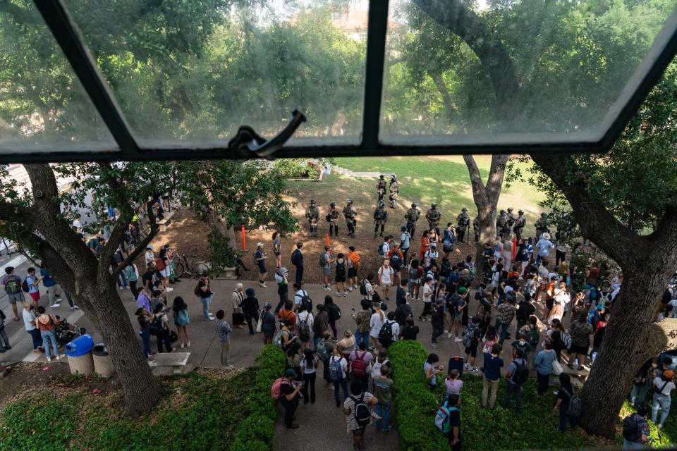 More than 50 people were arrested Wednesday at the University of Texas during a pro-Palestinian protest. Criminal trespassing charges have been dropped in all their cases.