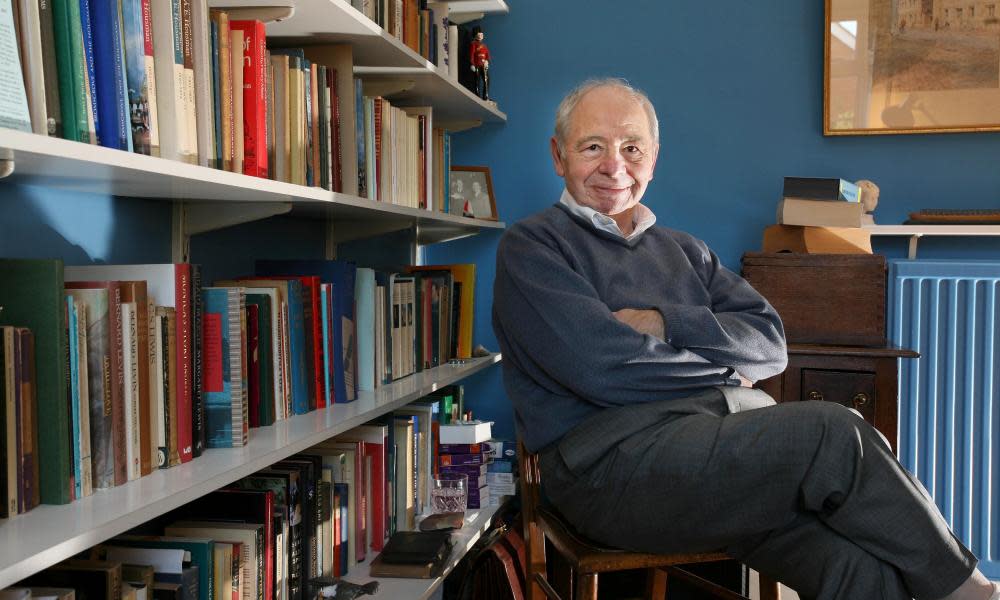 Colin Dexter at his home in Oxford in 2007