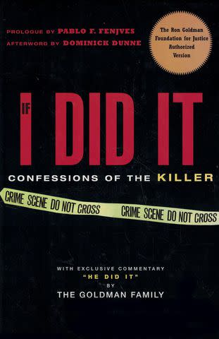 <p>Beaufort Books</p> The cover for 'If I Did It: Confessions of the Killer'