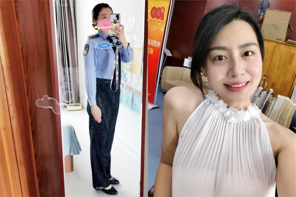 接棒正妹道士！中國女警「社群狂放大尺照」自曝無罩上班：感覺被狂盯