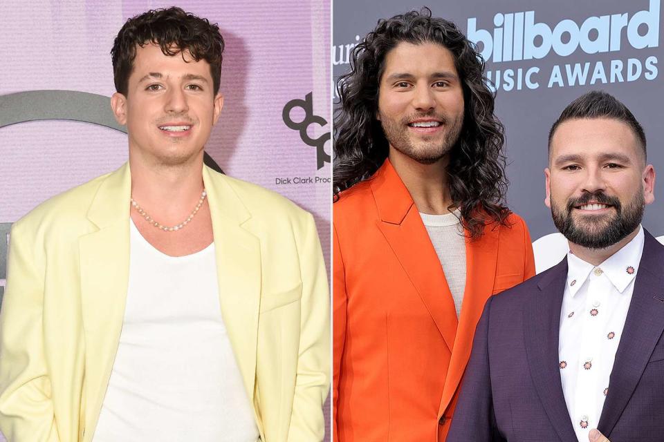 Gilbert Flores/Variety via Getty,  Amy Sussman/Getty Charlie Puth, Dan + Shay