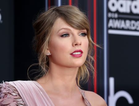 Taylor Swift at the 2018 Billboard Music Awards in Las Vegas. (Steve Marcus/Reuters)