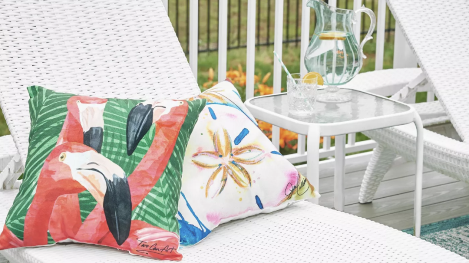 Add some eye-catching details to your patio.