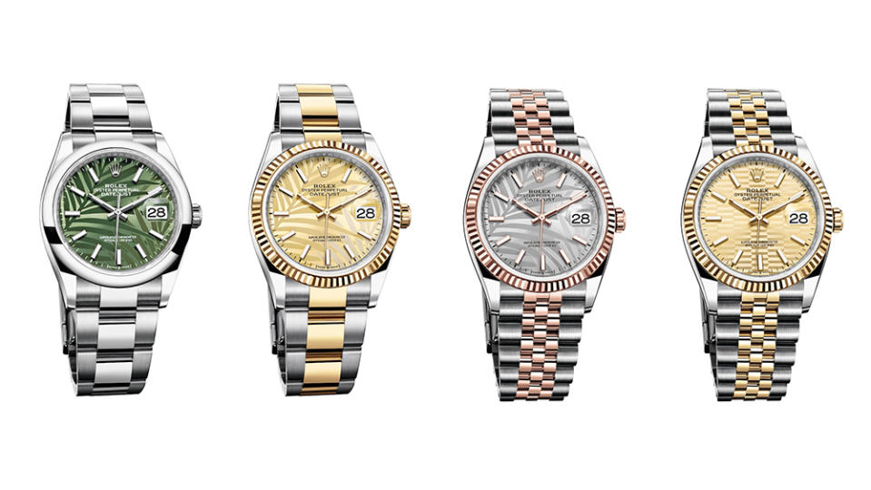 The DateJust is arguably Rolex's most recognizable model. These are from 2022.