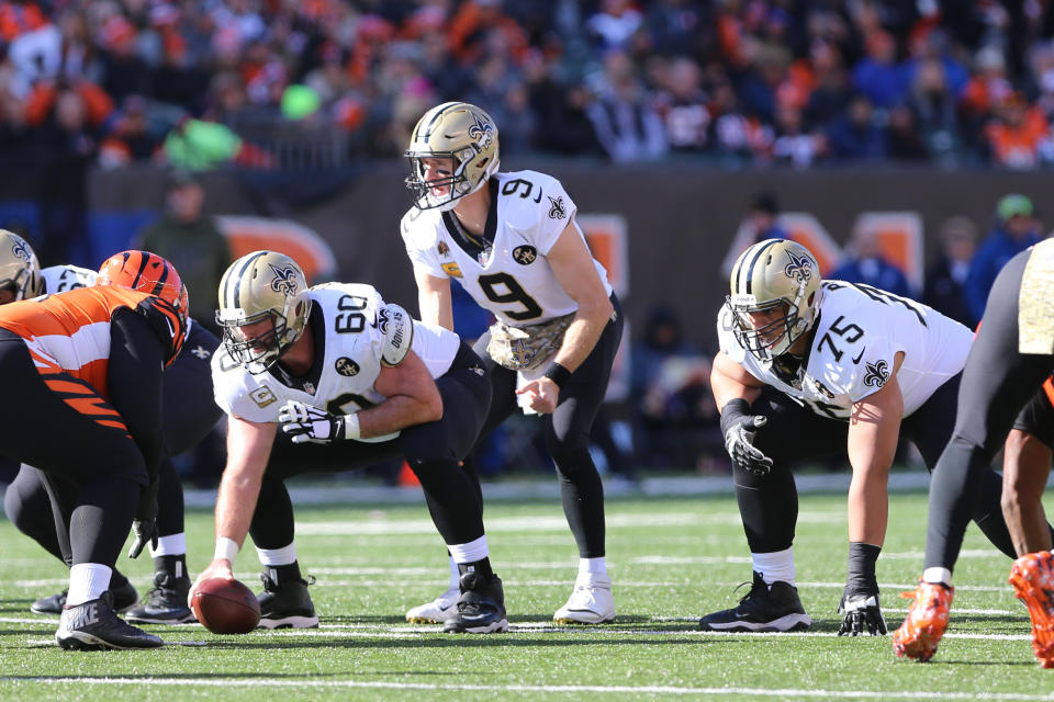 Drew Brees is still playing at a high level, but there’s much more to the Saints’ success than him. ( Getty Images)