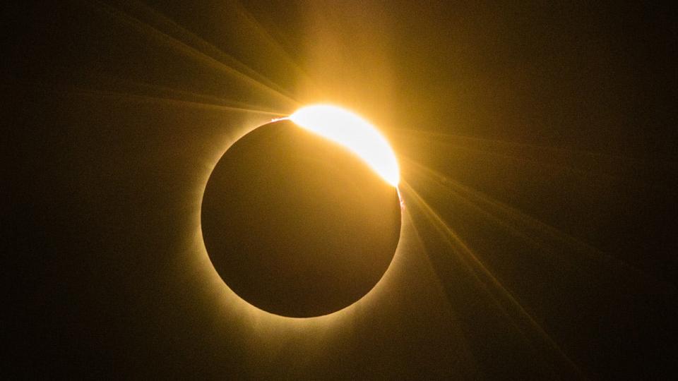 <div>The total solar eclipse Monday August 21, 2017 in Madras, Oregon. (Credit: ROB KERR/AFP via Getty Images)</div>