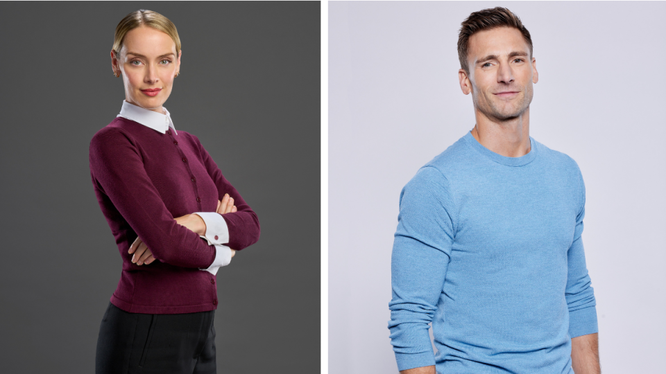 Rachel Skarsten and Andrew Walker