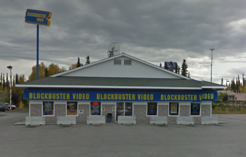 the Blockbuster store in North Pole, Alaska